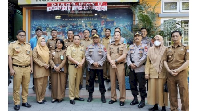 Ciptakan Lingkungan Aman, Aswin Terima Kunjungan Kapolsek Bontoala