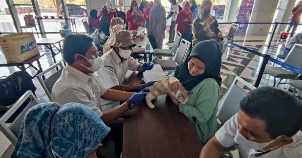 Cegah Penularan Sejak Dini, DP2 Gelar Vaksinasi Hewan Rabies