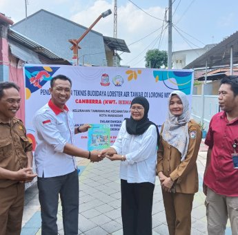 DP2 Lakukan Pendampingan Lobster Air Tawar di Tiga Longwis