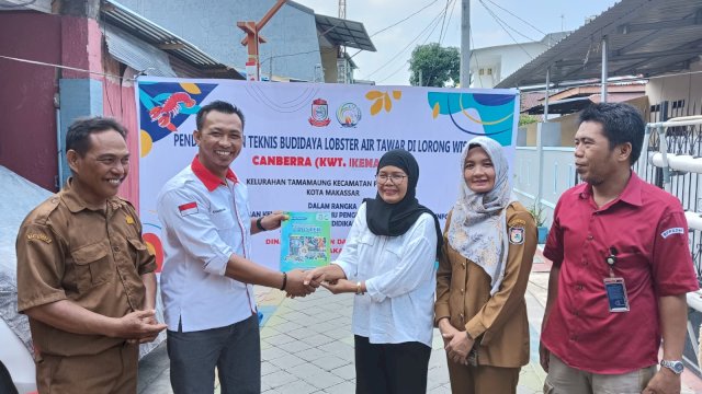 DP2 Lakukan Pendampingan Lobster Air Tawar di Tiga Longwis