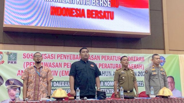 Imam Musakkar Sosialisasikan Perda Terkait Kamtibmas, Begini Imbauan ke Warga