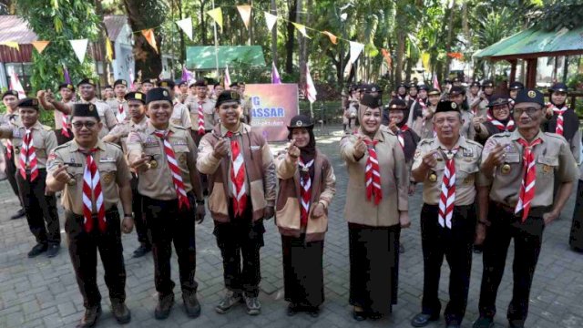 Kepala Disdik Makassar Hadiri Pelantikan Pengurus MB dan Pembina Gugus Depan SMK
