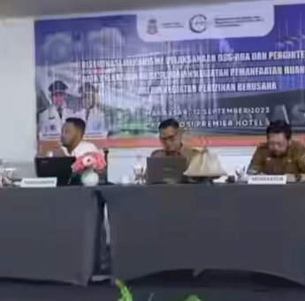 Gelar Diseminasi, Sekertaris DPMPTSP Kota Makassar Sampaikan Tujuan Kegiatan