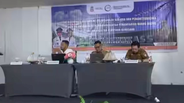 Gelar Diseminasi, Sekertaris DPMPTSP Kota Makassar Sampaikan Tujuan Kegiatan