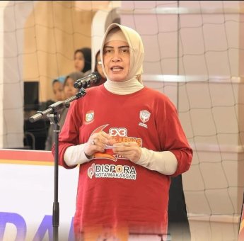 Kejurnas Bola Basket 3 x 3 Pertama Kali di Makassar, Indira: Jadi Semangat Tersendiri