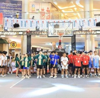 Atlet Puji Venue Penyelenggaraan Kejurnas Bola Basket 3 x 3 Makassar