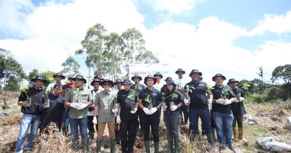 Jaga Kelestarian Danau Toba, BRI Peduli Grow dan Green Tanam 2.500 Bibit Pohon di Samosir