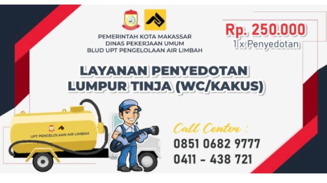 2023, UPT PAL Dinas PU Makassar Target PAD Rp500 Juta