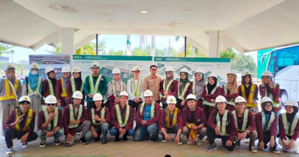 Mahasiswa Universitas Negeri Gorontalo Kunjungi IPAL Losari, Belajar Sistem Pengelolaan Air Limbah Domestik
