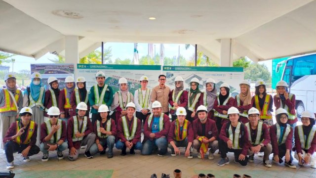 Mahasiswa Universitas Negeri Gorontalo Kunjungi IPAL Losari, Belajar Sistem Pengelolaan Air Limbah Domestik