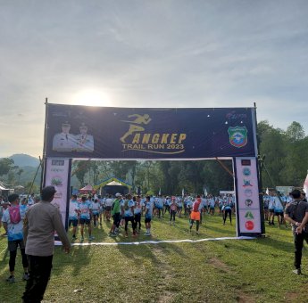350 Peserta Jajal Jalur Terjal Pangkep Trail Run 2023