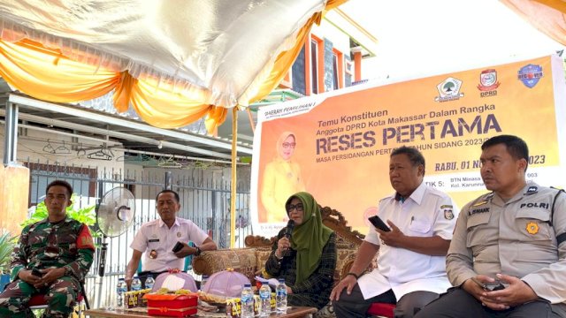 Gelar Reses, Warga Karunrung Minta Soal Ini ke Apiaty K Amin Syam