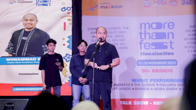 Dispar Promosikan Produk Lokal Kota Makassar Lewat More Than Fest 2023
