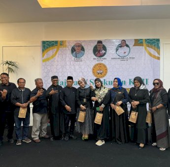 Idris Kadir Hadiri Pengajian SJB, Emak-emak Pengajian Doakan Mulus Melenggang ke Senanyan