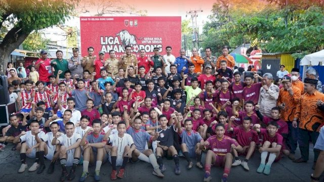 Saring Bakat Muda Sepak Bola, Pemkot Makassar Gelar Liga Anak Anak Lorong Serentak Se-Kecamatan &nbsp;