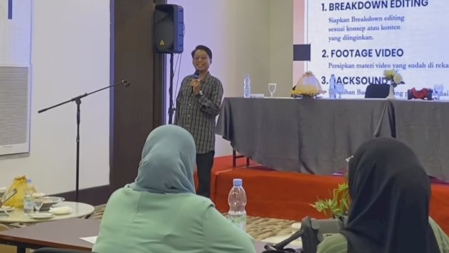Dukung Program 10.000 Skill Training Gratis, Dispar Makassar Gelar Workshop Videografi