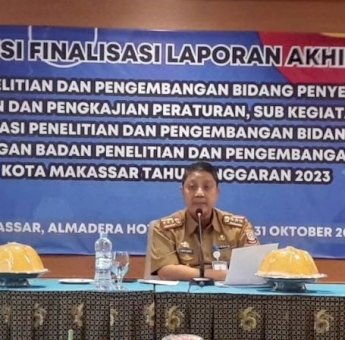 Teliti Soal Smart Governance, Kepala Balitbangda Makassar: Jadi Perhatian Khusus
