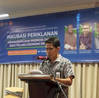 Dispar Makassar Gelar Inkubasi Periklanan, Maksimalkan Promosi Produk Pelaku Ekonomi Kreatif