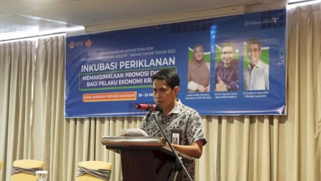 Dispar Makassar Gelar Inkubasi Periklanan, Maksimalkan Promosi Produk Pelaku Ekonomi Kreatif