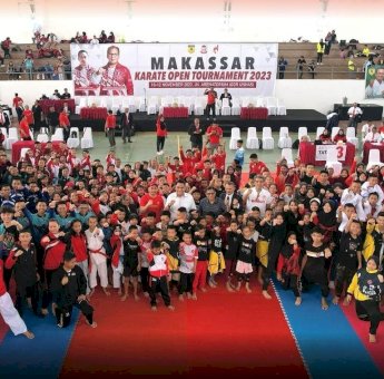 Berbagai Perguruan Karate Se-Sulsel Perebutkan Total Hadiah 240 Juta Makassar Karate Open Tournament 2023