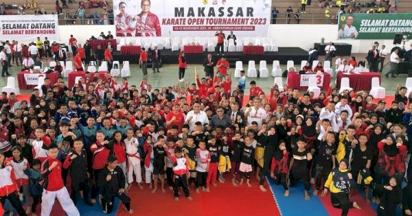 Berbagai Perguruan Karate Se-Sulsel Perebutkan Total Hadiah 240 Juta Makassar Karate Open Tournament 2023