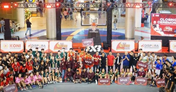 Kejurnas 3 x 3 Bola Basket Makassar 2023 Telah Usai Dihelat, Ini Dia Para Juaranya