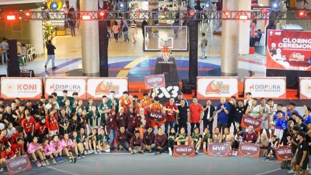 Kejurnas 3 x 3 Bola Basket Makassar 2023 Telah Usai Dihelat, Ini Dia Para Juaranya