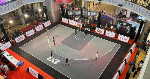Ini Alasan Atrium TSM Jadi Venue Pertandingan Kejurnas 3 x 3 Bola Basket Makassar 2023
