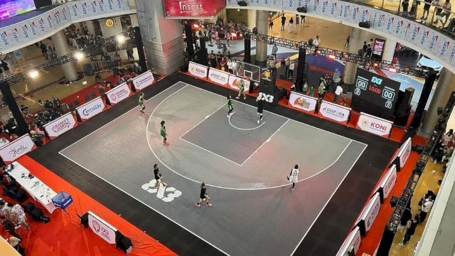 Ini Alasan Atrium TSM Jadi Venue Pertandingan Kejurnas 3 x 3 Bola Basket Makassar 2023