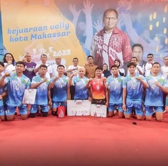 Dispora Tutup Gelaran Kejuaraan Bola Voli Kota Makassar Open 2023, Ini Dia Para Juaranya