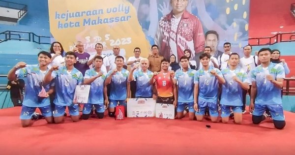 Dispora Tutup Gelaran Kejuaraan Bola Voli Kota Makassar Open 2023, Ini Dia Para Juaranya