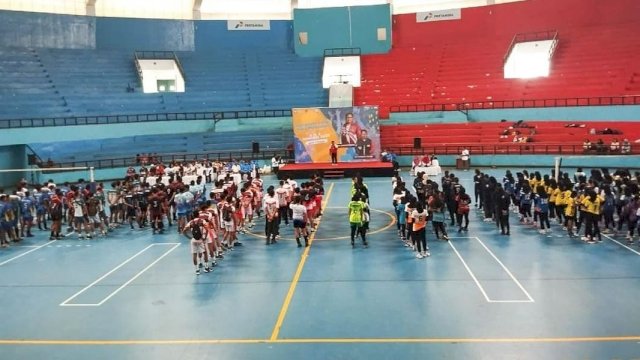 32 Tim Ramaikan Kejuaraan Bola Voli Kota Makassar Open 2023