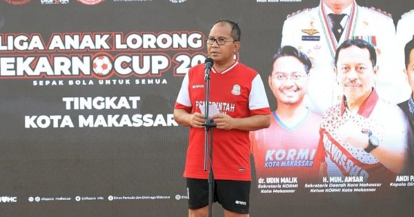 Antusiasme Tinggi Peserta Liga Anak Lorong Soekarno Cup, Danny Pomanto Instruksikan Lurah Buat Kesebelasan