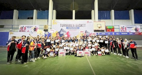 13 Tim Perebutkan Hadiah Total 40 Juta Turnament Basket Putra Putri antar SMP Se-Kota Makassar