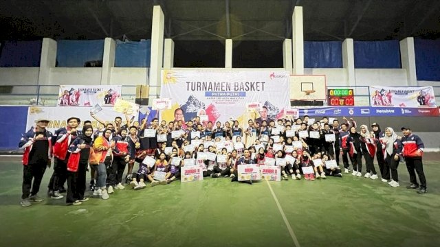 13 Tim Perebutkan Hadiah Total 40 Juta Turnament Basket Putra Putri antar SMP Se-Kota Makassar