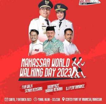 Yuk Ikut Bergerak Bersama World Walking Day 2023 Dispora Makassar