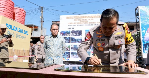 Danny Pomanto-Kapolda Sulsel Kolaborasi Hadirkan Sumur Bor Atasi Kekeringan