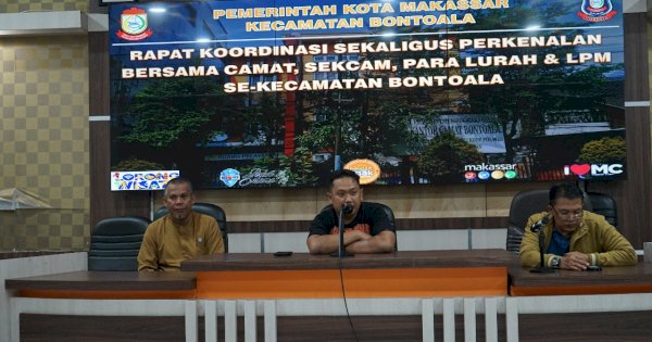Rakor Perdana, Camat Bontoala Tekankan Kolaborasi Sukseskan Program Pemkot Makassar