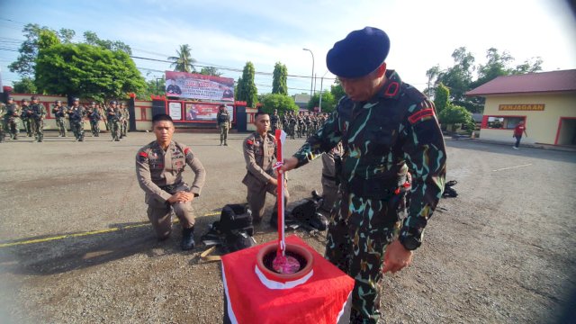 Terima Amunisi Baru, Ini Harapan Danyon Brimob Bone