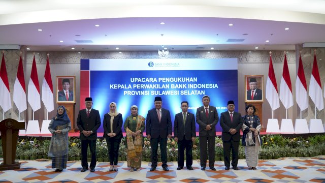Gubernur Bank Indonesia Kukuhkan Rizki Ernadi Wimanda Jadi KPwBI Sulsel, Harap Ada Sinergitas dengan Pemda