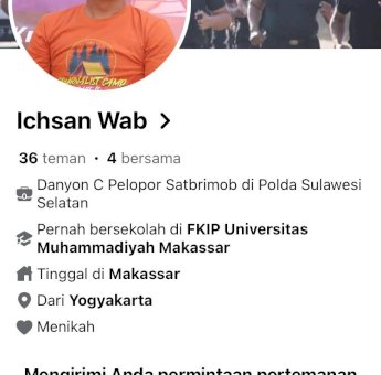 Waspada, OTK Catut Identitas Danyon Nur Ichsan Berkeliaran di Sosial Media