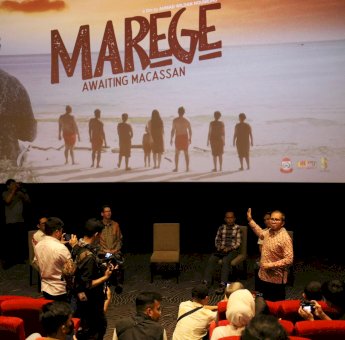 Peringati Australia Day’s, Danny Pomanto dan Konjen Todd Dias Nobar Film Marege Waiting Macassan