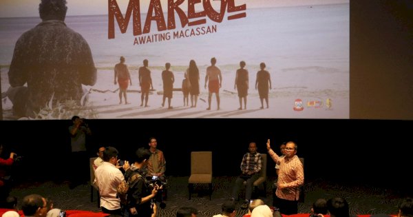 Peringati Australia Day’s, Danny Pomanto dan Konjen Todd Dias Nobar Film Marege Waiting Macassan