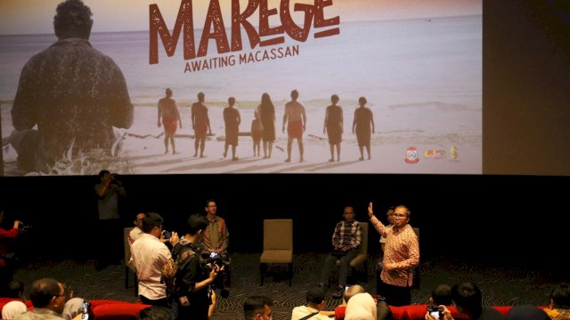 Peringati Australia Day’s, Danny Pomanto dan Konjen Todd Dias Nobar Film Marege Waiting Macassan