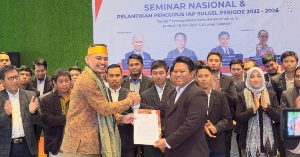Pengurus IAP Sulsel Periode 2023-2026 Resmi Dikukuhkan, Ketum Andy Tekankan Ini!