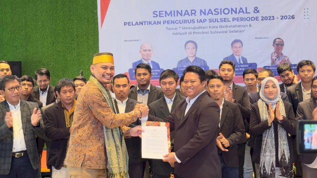 Pengurus IAP Sulsel Periode 2023-2026 Resmi Dikukuhkan, Ketum Andy Tekankan Ini!