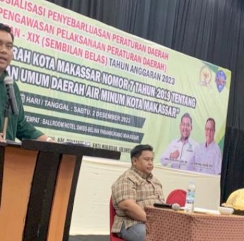 Imam Musakkar Gelar Sosialisasi Perda tentang PDAM, Paparkan Peran Perusda ke Peserta
