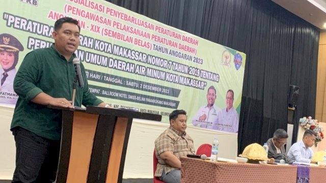 Imam Musakkar Gelar Sosialisasi Perda tentang PDAM, Paparkan Peran Perusda ke Peserta