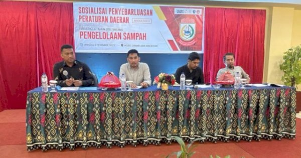 Sekretariat DPRD Makassar Sosialisasikan Perda Pengelolaan Sampah, Hadirkan Tiga Narasumber