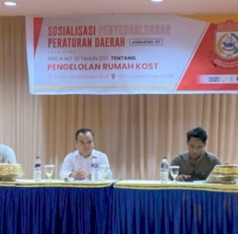 Sekretariat DPRD Makassar Sosialisasi Pengelolaan Rumah Kos
